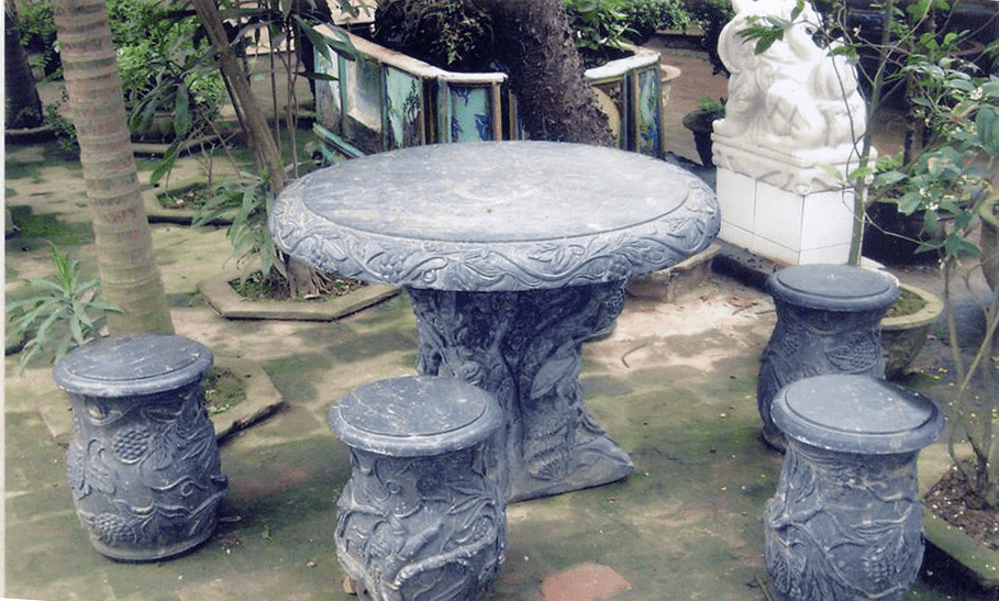 ghế đá sân vườn Thái Nguyên